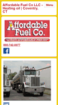 Mobile Screenshot of affordablefuelct.com